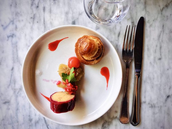 How to Create a Gourmet Vegan Cauliflower Steak with a Spicy Romesco Sauce?